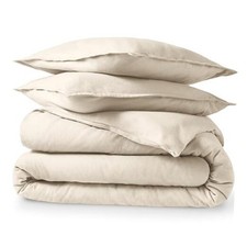 Flannel Duvet Cover Set - Queen - 100 Cotton, Velvety Soft Heavyweight