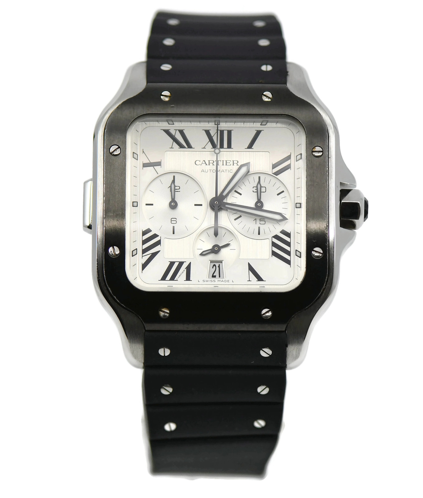 Cartier Santos Chronograph Stainless Steel WSSA0017