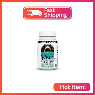 Source Naturals N-Acetyl Cysteine Antioxidant Support 1000 mg Dietary Supplement