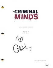 Matthew Gray Gubler Signed Autograph Criminal Minds Pilot Script Screenplay JSA