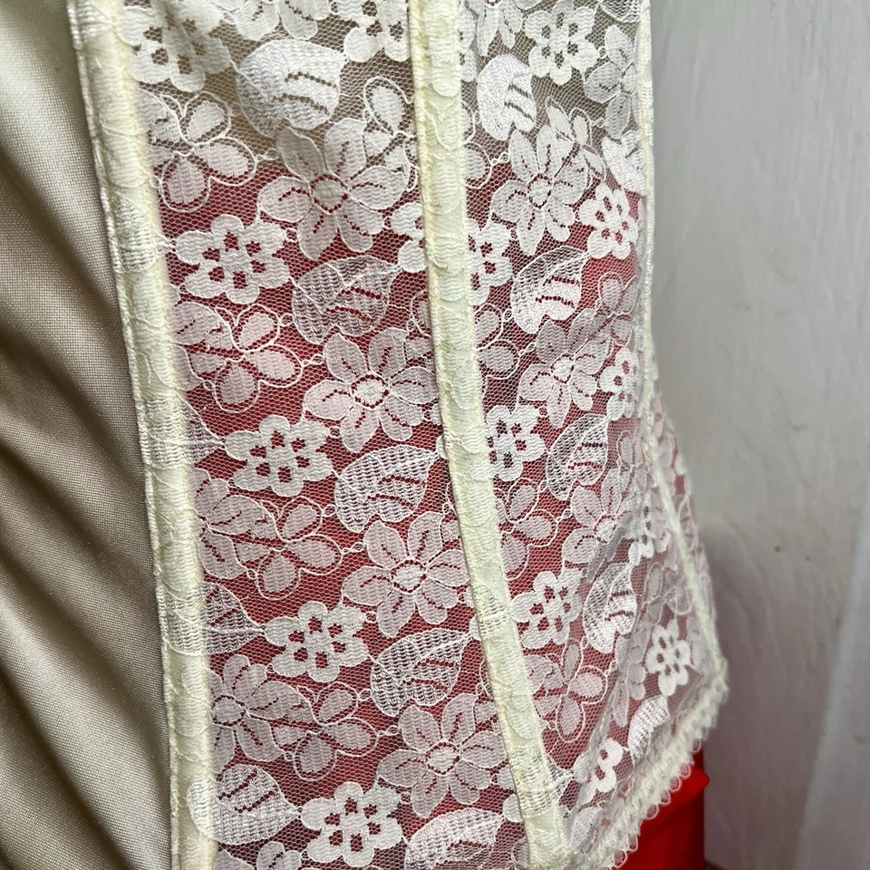 Sujetador sin tirantes nupcial deshuesado corsé de encaje Dominique 38DD Foto 3 de 4