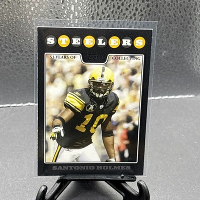 2008 Topps Santonio Holmes Black Border Parallel #21/53