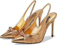 Nine West Faive Womens 5M Slingback Pointed Toe 3.75" Heel Pump 70% OFF $109