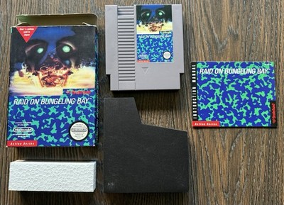 Raid on Bungeling Bay Complete CIB Hangtab FIRST PRINT Nintendo NES 1987 RARE 