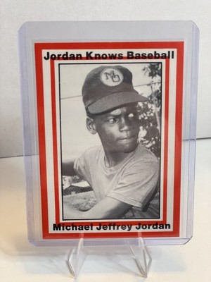 Michael Jordan Aamer Sport Jordan Knows Baseball Red Border Little League