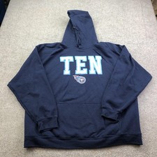 Tennessee Titans Hoodie Mens 2XL Blue NFL Football NFL TEN Graphic Sweatshirt