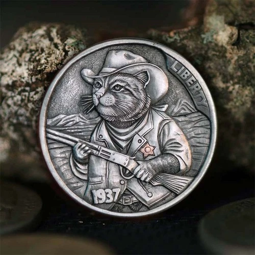 #original #Hobonickel #26-029/1937 buffalo nickel/David H. He