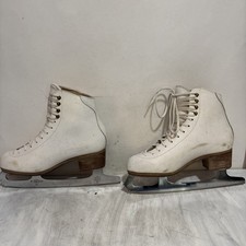 Jackson Figure Skates White Women s Size 8 A , Blades 21
