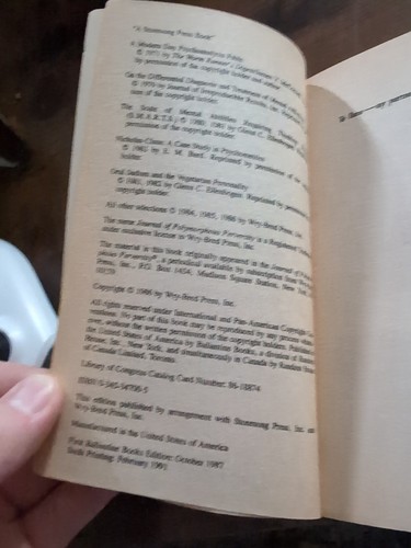 Oral Sadism and the Vegetarian Personality : Reading from the Jou - Picture 3 of 3