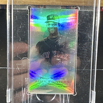 Topps Allen & Ginter's 2007 Pedro Martinez New York Mets Milestones #312 545/999