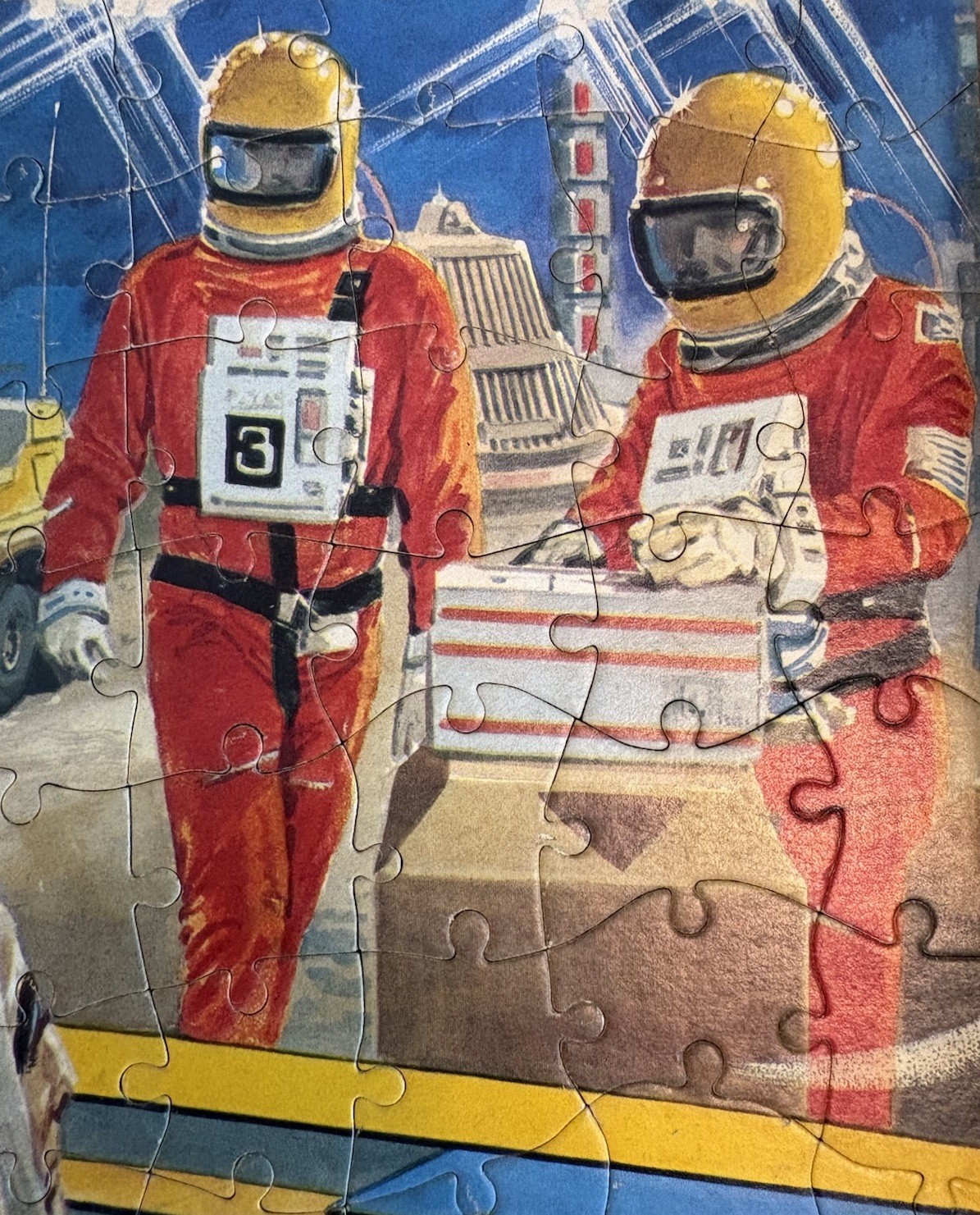 Space 1999 Puzzle Vintage 1974 Speranza Gerry Anderson Sci Fi Giocattolo Gioco Coppia foto 6
