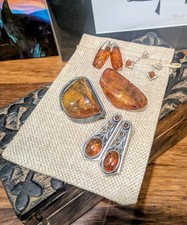 Amber and Silver Jewelry collection 925. Truly a collector