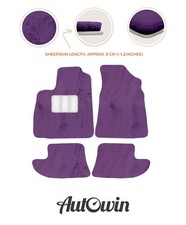 Lammfell Fußmatten für Bentley Continental GT (2003–2011) - Lila Edition