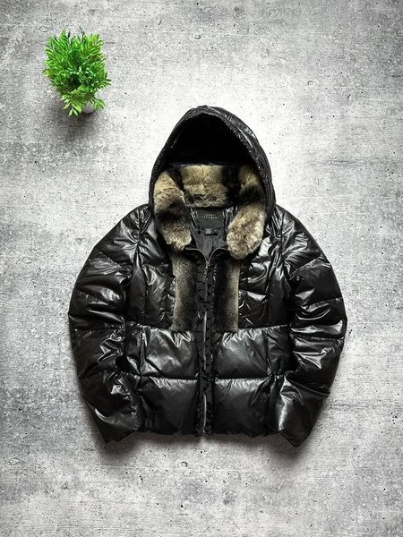 Women Robert Rodriguez Down Puffer Black Jacket
