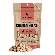 Vital Essentials Freeze Dried Cat Treats Chicken Breast, Single Ingredient P
