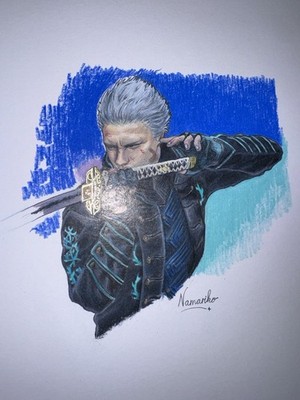 Original Artwork - Devil May Cry Pencil Art, Sketch, Drawing, dmc5