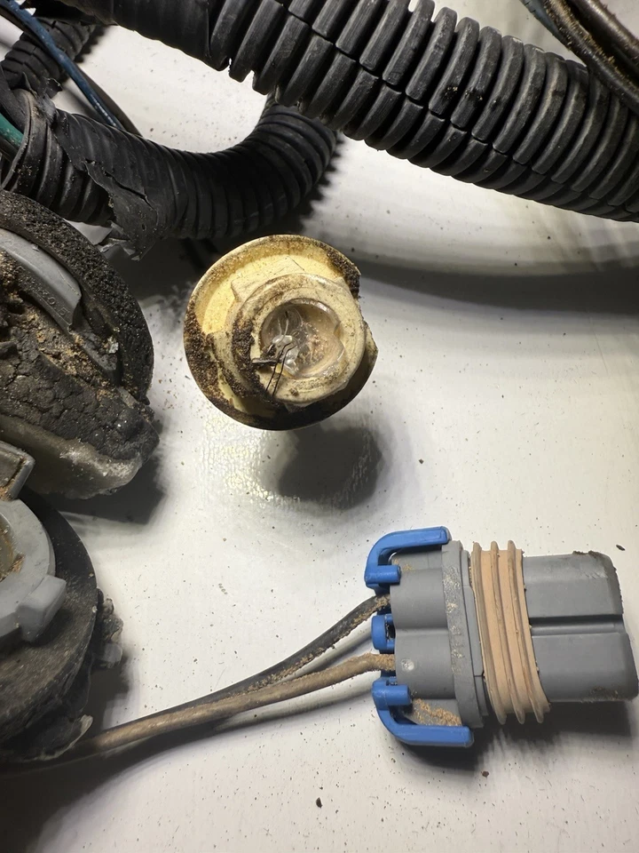 Arnés de cables para faros Chevrolet Suburban Tahoe GMC Yukon 1998 1999 15313012 Foto 3 de 4