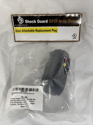 #ad Shock Guard GFCI Auto Reset Replacement Plug Rainproof 120V 15A 1800W $36.95