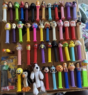 Lot Of 47 Pez Dispensers Vintage