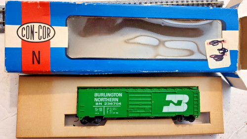 Vagón de carga Burlington Northern escala N Con Cor 50' BN 236704 | Zustand: Used