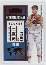 2020-21 Panini Contenders International Ticket Red Deni Avdija #15 13m8