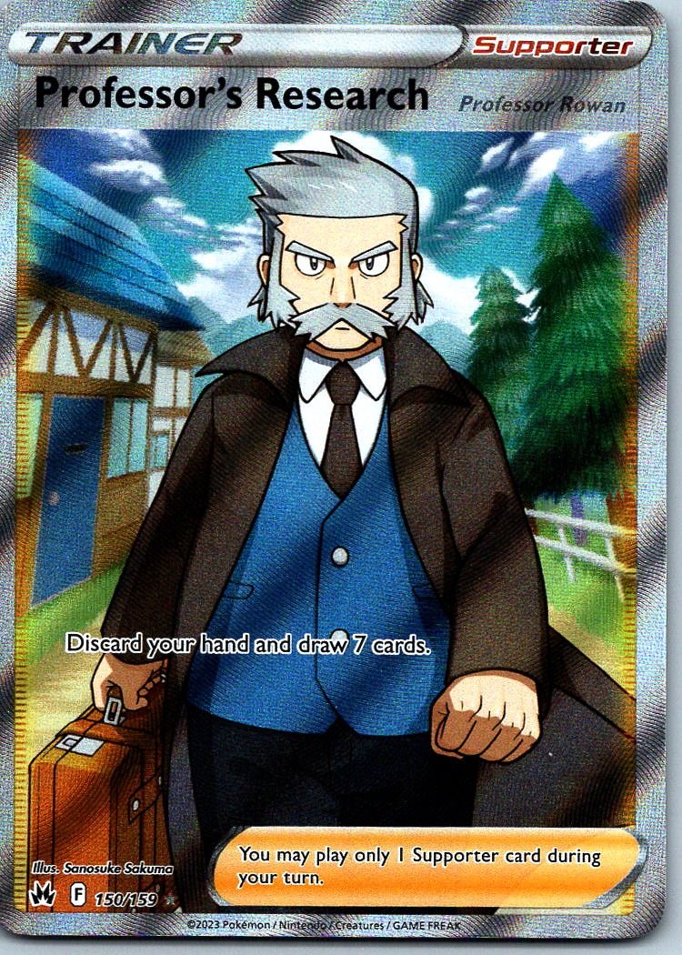 Crown Zenith Professor's Research (Full Art) - 150/159 - NM