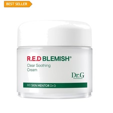 Dr. G R.E.D. Blemish Clear Soothing Cream - Calming Korean Moisturizer for Re...