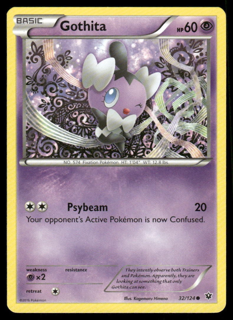 Gothita 32/124 Common Fates Collide Pokemon Lightly Played