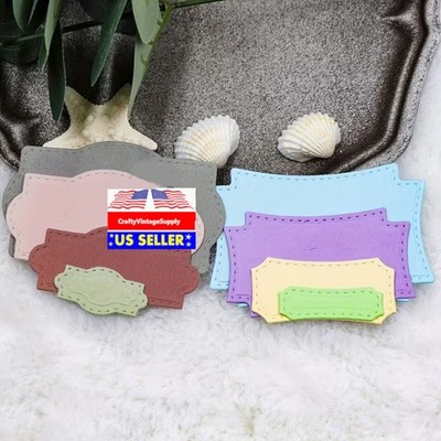 Tags labels conversation bubbles Nested stitched METAL cutting die cuts