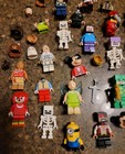 Lego Mini Figs Lot & Accessories All Shown Disney Minecraft Minions & More As-Is — photo 3