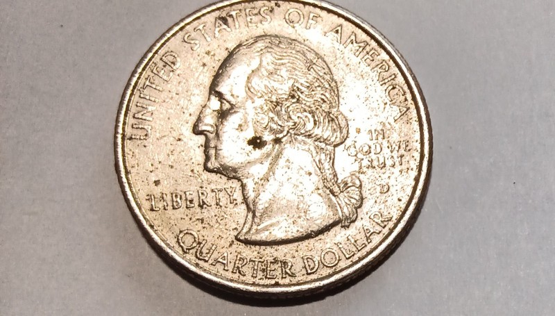 1999-D Connecticut State Quarter 25C Charter Oak KM#309 Business Strike Copper