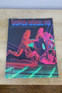 Vintage Super Bowl VII 1973 NFL Football Program Miami Dolphins Perfect Season