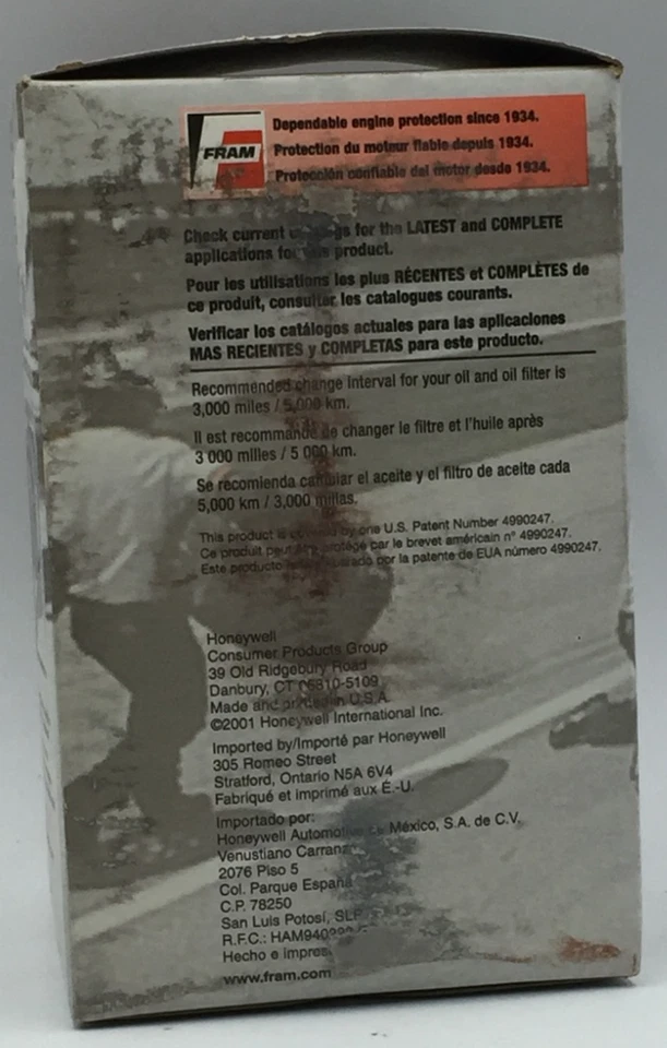 FRAM Racing Hp1 High Performance Spin-on Oil Filter Brand New In Box - Imagem 4 de 4