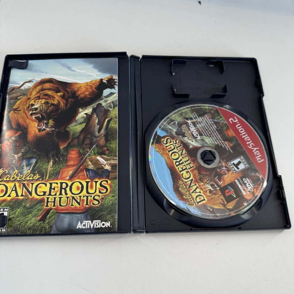 Cabela's Dangerous Hunts PS2 Sony PlayStation 2 Complete CIB - Image 2 of 3