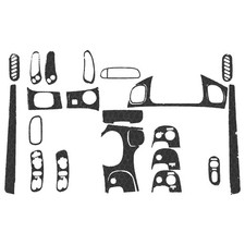 Chevrolet Corvette C5 Honeycomb Carbon Fiber Kit Complete Interior Decals 98-04 Chevrolet Corvette C5 Honeycomb Carbon Fiber Kit Complete Interior Decals 98-04