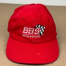BBS Motorsport Racing cap Mens Red Adjustable...