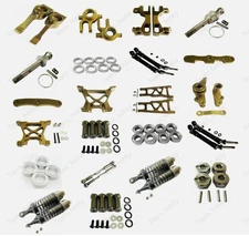 Aluminum metal Upgrade parts fit For TRAXXAS SLASH 4x4 1/10 RC Car Truck Titaniu