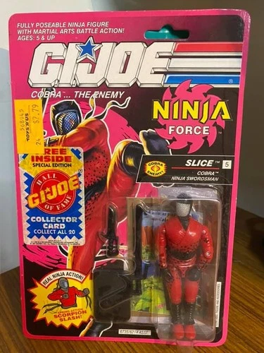 Slice - Ninja Force - Vintage G.I. Joe Action Figure -  Factory Sealed