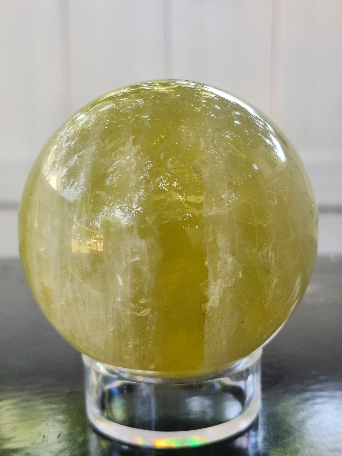 Citrine sphere 1.1 lb 70mm 2.79 inches natural crystal healing stone