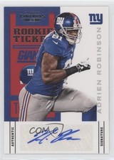2012 Panini Contenders Rookie Ticket Adrien Robinson #102 Auto ex7
