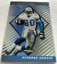2000 Leaf Limited Football Desmond Howard Detroit Lions #24 #d 3616/5000