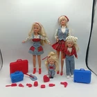 New ListingVintage Barbie Travelin' Sisters Kelly Skipper Stacie Dolls 1995 Mattel #14073