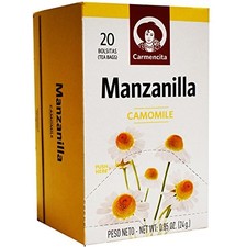 Carmencita Spanish Chamomile tea / Te de Manzanilla 20 bags