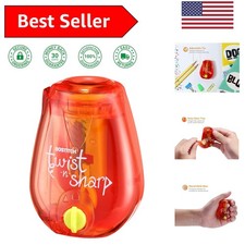 Assorted Color Pencil Sharpener with Tip Saver Tech   Ideal for Classroom Use