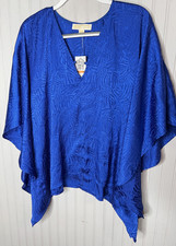 Michael Kors Womens TOP Small Medium Jacquard Sheer Cover Up MSRP 115