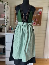 Dirndl Maxi Dress Apron L Wool Blend Trachten Octoberfest Festival Cottagecore