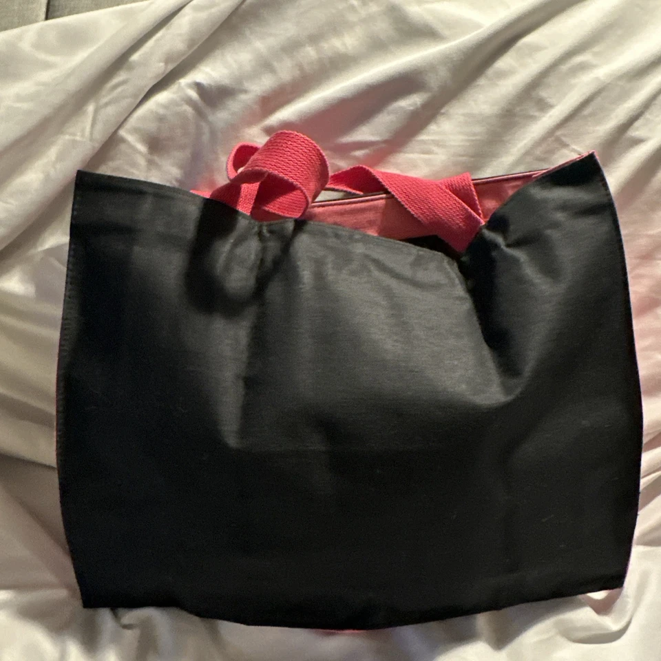 复古 80 年代 90 年代 Neiman Marcus Color Block 购物帆布托特包 Tiger In Jungle — 第 4/4 张图片