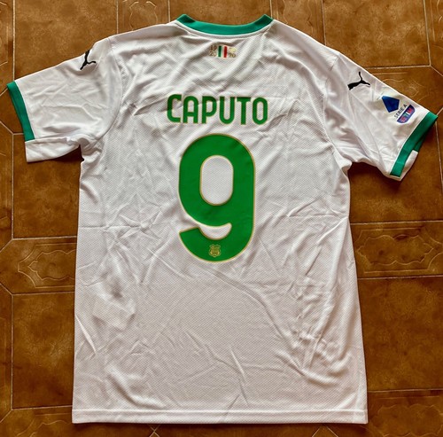 Francesco Caputo Ciccio 9 Sassuolo Maglia Calcio Puma Serie A Stagione  2020-21 L | eBay