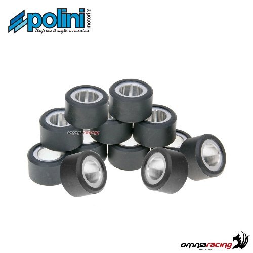 Polini variator rollers size 25x11 weight 8,7 gr. kit of 12 rollers