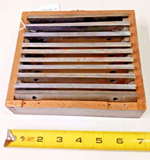 Machinist Paralells Set 10 pairs 6" Long x 1/8" Wide 1/2" - 1-5/8" x 1/8" Incr.